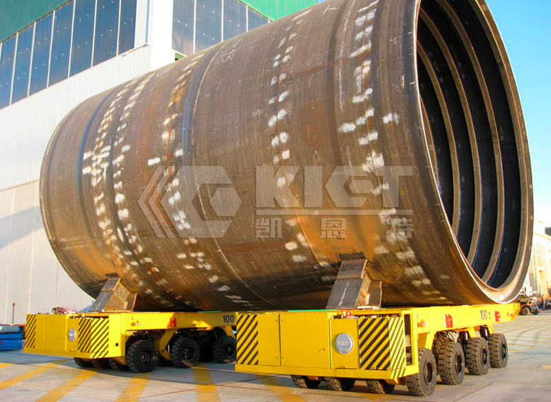 自行式液壓模塊運(yùn)輸車(chē)用于海上鉆井平臺(tái)導(dǎo)管架模塊移運(yùn)