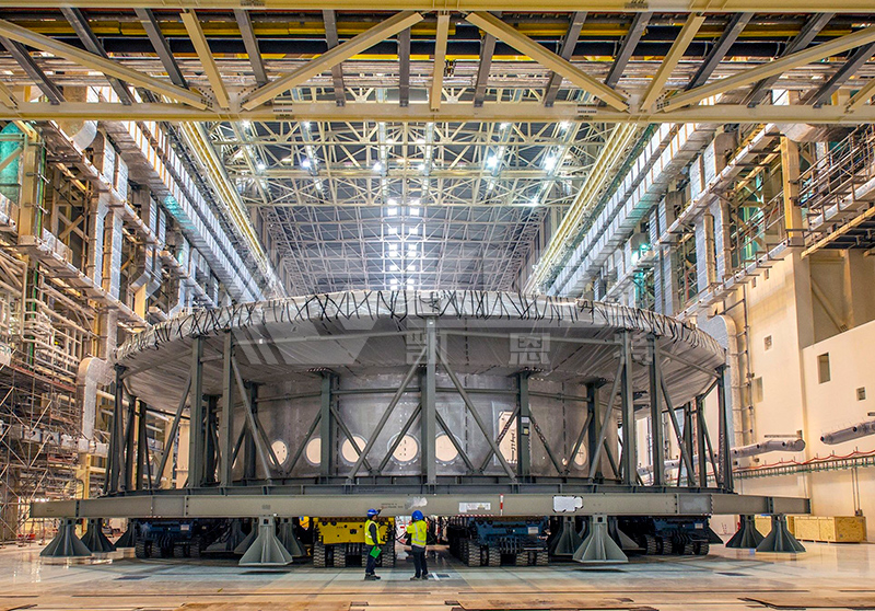 自行式液壓模塊運輸車用于核聚變杜瓦底座移運