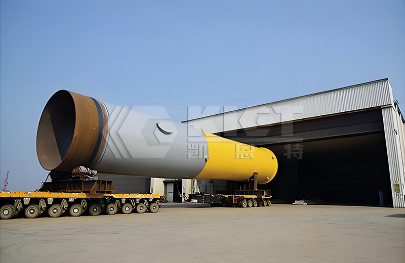 自行式液壓模塊運輸車用于海上風電塔筒運輸