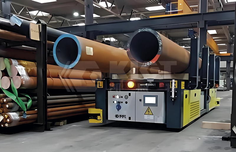 載重20噸智能重載移運車用于鋼管運輸