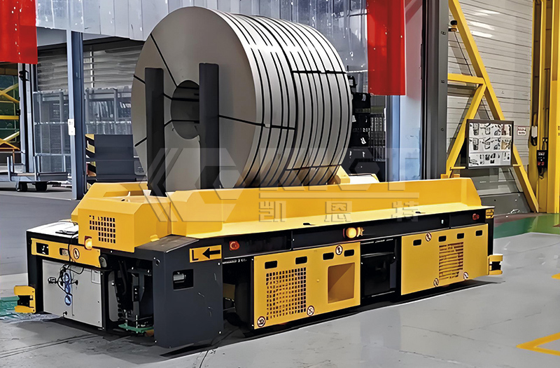載重45噸智能重載移運車用于鋼卷運輸
