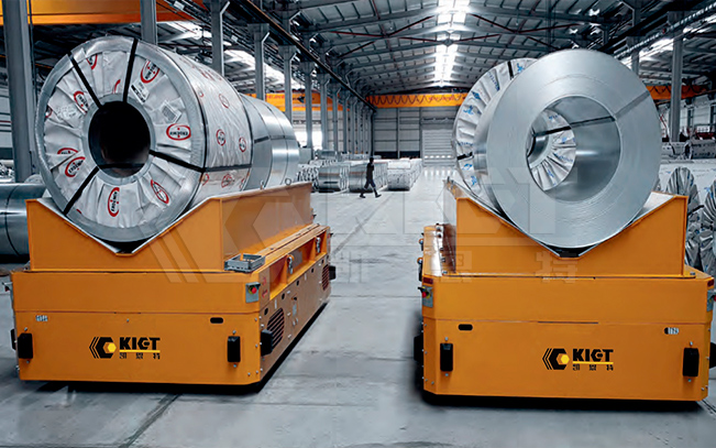 智能重載移運(yùn)車用于鋼鐵廠鋼卷、鋼管等車間移運(yùn)