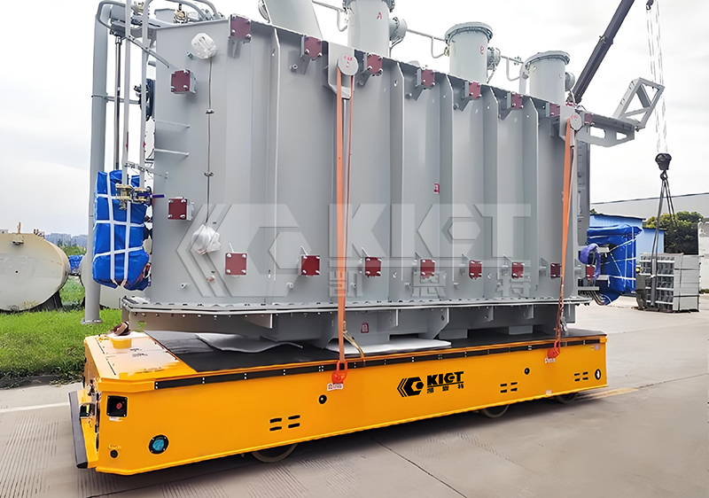 智能重載移運(yùn)車用于大型變壓器移運(yùn)