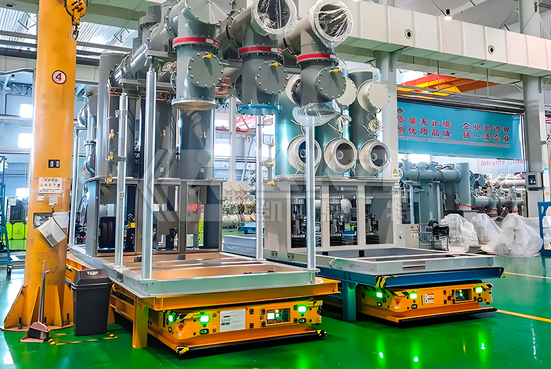 智能重載移運(yùn)車用于高壓電氣組裝移運(yùn)