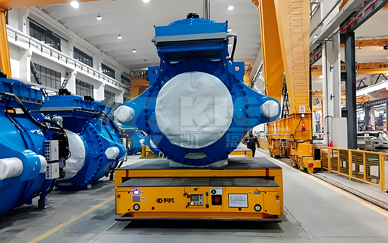 智能重載移運(yùn)車用于風(fēng)電輪轂移運(yùn)