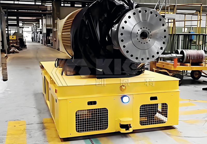 智能重載移運(yùn)車用于大型電機(jī)運(yùn)輸