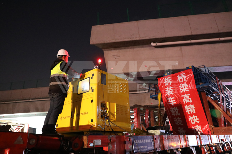 步履式智能頂推液壓系統(tǒng)用于橋梁建設精確定位