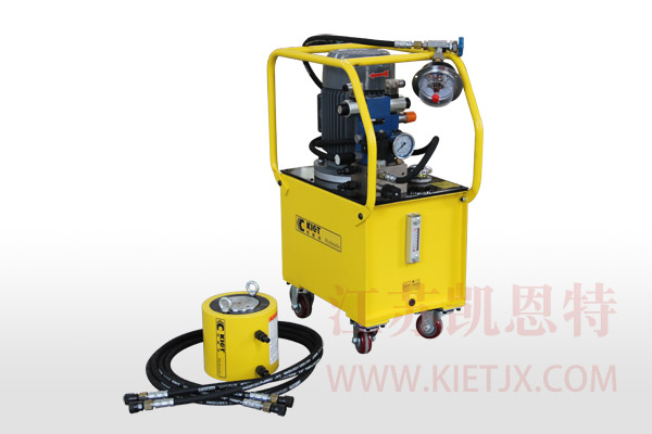 電動(dòng)液壓泵站配套雙作用液壓千斤頂【2.2KW、電磁換向閥】
