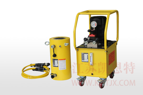 電動(dòng)液壓泵站配套雙作用大噸位液壓千斤頂【2.2KW、手動(dòng)換向閥】