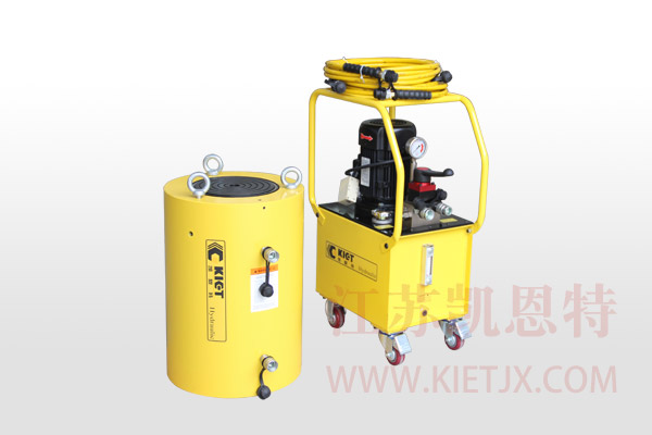 電動(dòng)液壓泵站配套雙作用大噸位液壓千斤頂【2.2KW、手動(dòng)換向閥】
