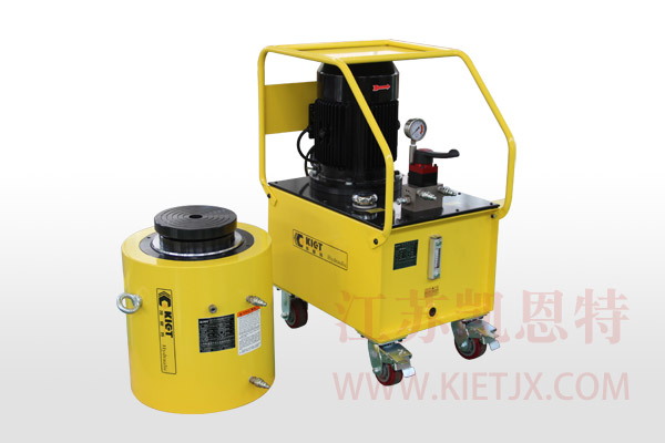 電動(dòng)液壓泵站配套雙作用大噸位液壓千斤頂【5.5KW、手動(dòng)換向閥】