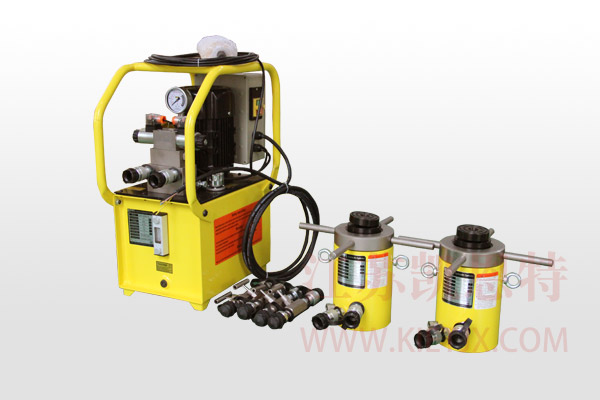 電動(dòng)液壓泵站配套液壓千斤頂【0.75KW、電磁換向閥】
